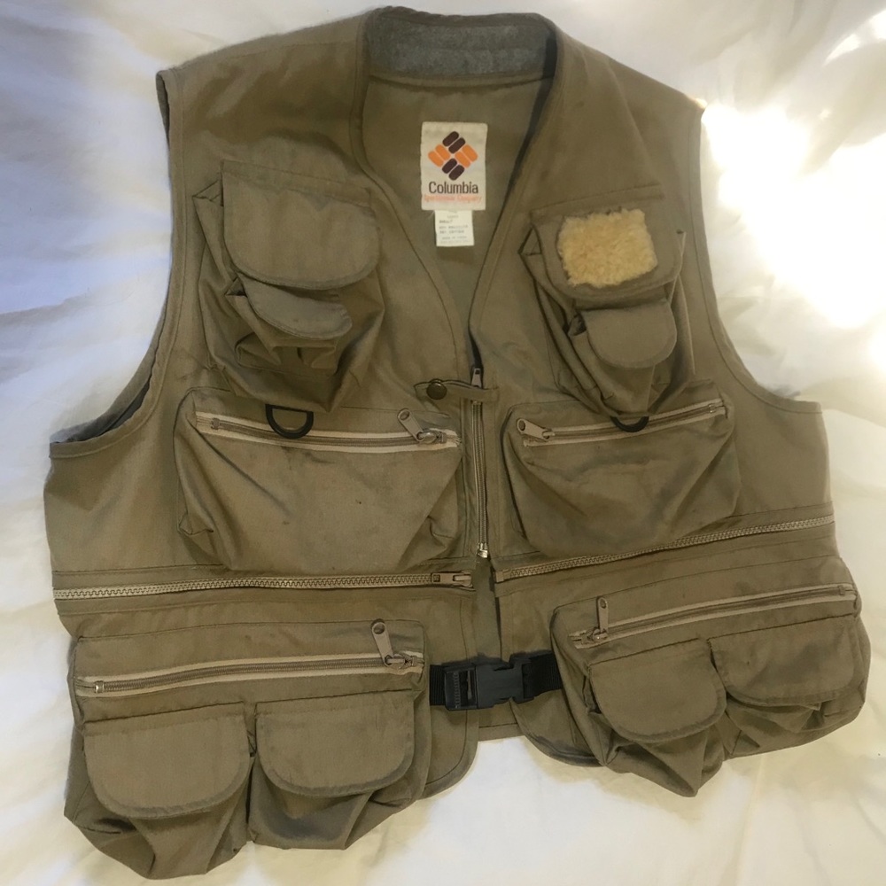 Vintage Columbia fishing vest